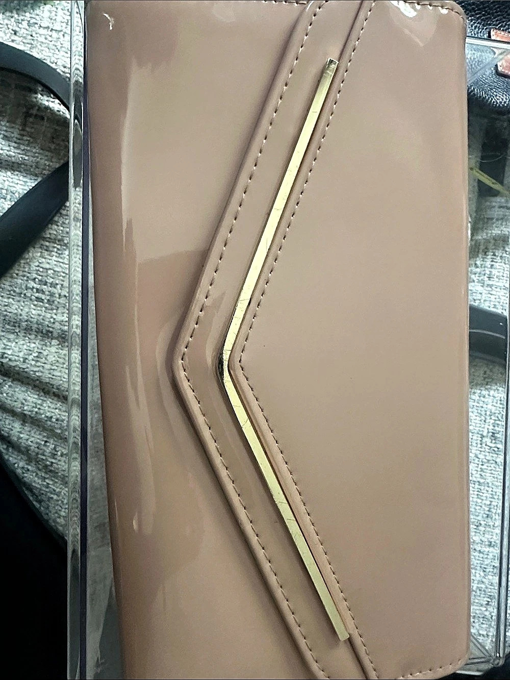 ALDO patent leather Crossbody Clutch in Pink